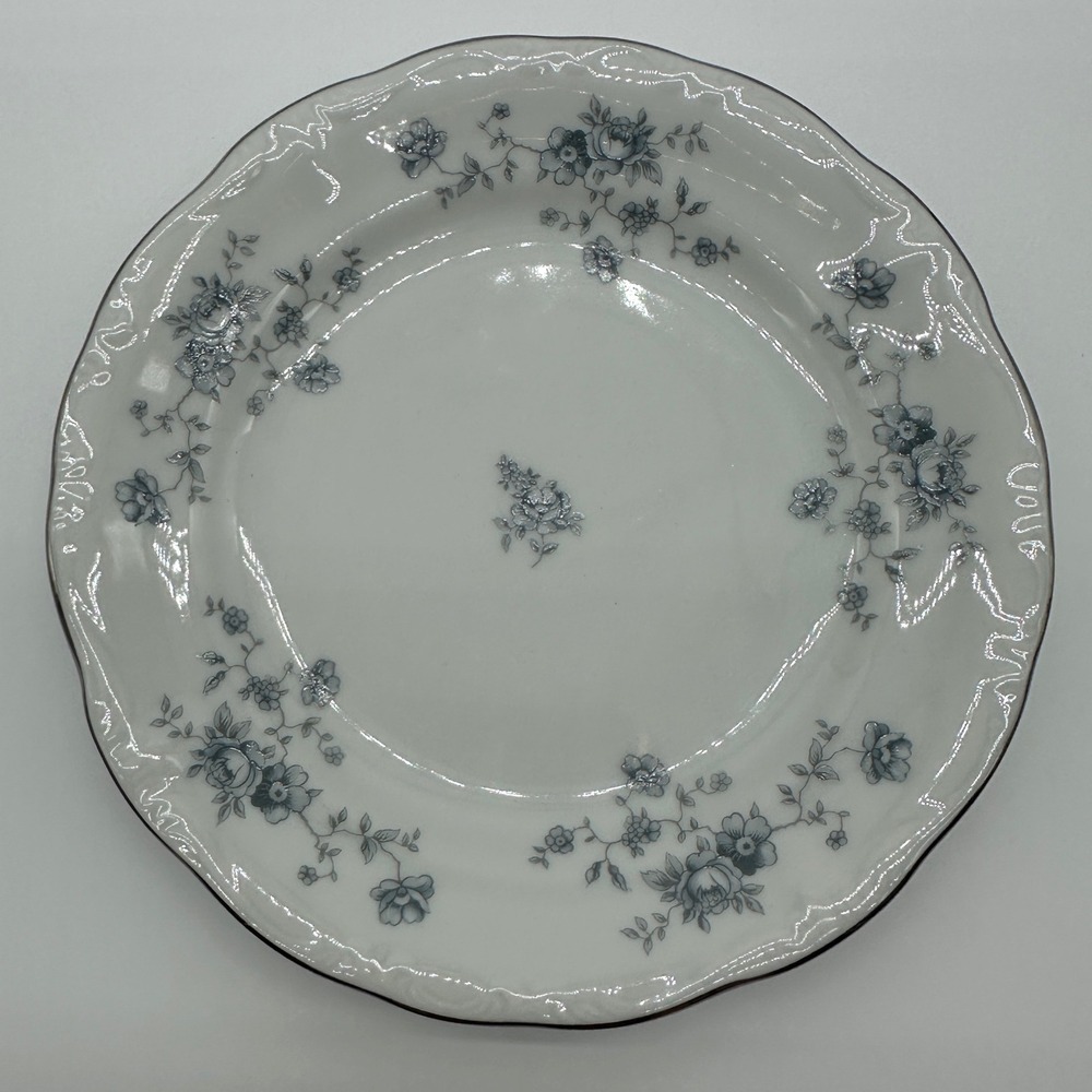 Johann Haviland Blue Garland Bread Butter Plates Set 4 Bavaria Germany 6in - Picture 7 of 10